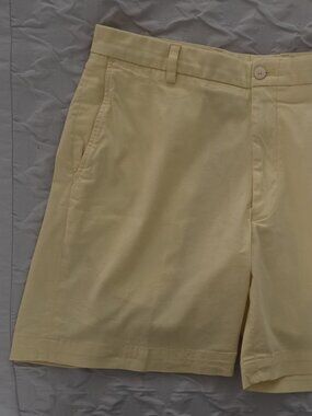 Men - Southern Tide Size 35 Yellow Channel Marker Chino Shorts